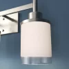 Progress Lighting Alexa 22-in 3-Light Brushed Nickel Modern/Contemporary Vanity Light