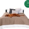 FurHaven Waterproof Cat & Dog Blanket Protector, Quilted Brownstone - 68" x 82" - Full FurHaven Waterproof Cat & Dog Blanket Protector, Quilted Brownstone - 68" x 82" - Full