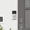 Ring Video Doorbell - Built in Rechargeable Battery or Hardwired Smart Video Doorbell Camera - Satin Nickel (2020 Release)