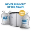 NewAir NIM033SS00 Portable Countertop Ice Maker, Silver | 33 lbs. Of Ice A Day, Ice Cubes Ready In 8 Minutes With 2 Ice Bullet Sizes | Ideal For Home, Office, Bar, RV