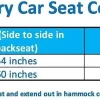 BarksBar Luxury Pet Car Seat Cover with Seat Anchors for Cars, (60" x 64")