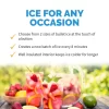 NewAir NIM033SS00 Portable Countertop Ice Maker, Silver | 33 lbs. Of Ice A Day, Ice Cubes Ready In 8 Minutes With 2 Ice Bullet Sizes | Ideal For Home, Office, Bar, RV