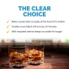 Newair Silver Counter Top Ice Maker Machine,Compact Automatic Ice Maker, Cubes Ready in under 15 Minutes,Portable Ice Cube Maker with Scoop and Basket,Perfect For Home/Kitchen/Office/Bar - ClearIce40