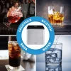 Newair Silver Counter Top Ice Maker Machine,Compact Automatic Ice Maker, Cubes Ready in under 15 Minutes,Portable Ice Cube Maker with Scoop and Basket,Perfect For Home/Kitchen/Office/Bar - ClearIce40