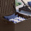 Suncast 27.5-in L x 26.75-in 60-Gallon Java Plastic Deck Box