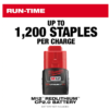 Milwaukee 2448-20 M12 12-Volt Lithium-Ion Cordless Cable Stapler (Tool-Only)
