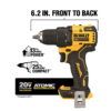 DEWALT DCK489D2 ATOMIC 20-Volt MAX Cordless Brushless Combo Kit (4-Tool), (2) 2.0 Ah Batteries, Charger & Bag