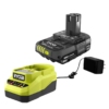 RYOBI P241-PSK005 ONE+ 18V Cordless 3/8 in. Right Angle Drill with 2.0 Ah Battery and Charger