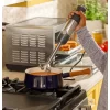 GE Immersion Blender | Handheld Blender for Shakes, Smoothies, Baby Food & More | Includes Whisk & Blending Jar | 2-Speed | Interchangeable Attachment for Easy Clean | 500 Watts | Stainless Steel