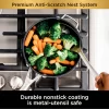 Ninja C56000 Foodi Neverstick 3-Quart Aluminum Stock Pot, 6-Piece Saucepan Set
