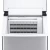 Newair Silver Counter Top Ice Maker Machine,Compact Automatic Ice Maker, Cubes Ready in under 15 Minutes,Portable Ice Cube Maker with Scoop and Basket,Perfect For Home/Kitchen/Office/Bar - ClearIce40