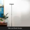 Brightech 67-in Brushed Nickel Torchiere Floor Lamp