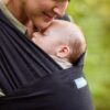 MOBY Wrap Evolution Wrap Baby Carrier, Black