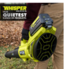 RYOBI RY404014BTLVNM 40V HP Brushless Whisper Series 160 MPH 650 CFM Cordless Battery Leaf Blower (Tool Only) RYOBI RY404014BTLVNM 40V HP Brushless Whisper Series 160 MPH 650 CFM Cordless Battery Leaf Blower (Tool Only)