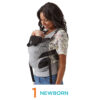 Contours Journey 5-Position Baby Carrier, Graphite Contours Journey 5-Position Baby Carrier, Graphite