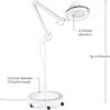 Brightech 55-in White Swing-arm Floor Lamp