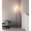 Brightech 64-in Antique Brass Multi-head Floor Lamp