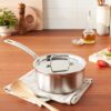 Cuisinart 8.07-in Stainless Steel Cooking Pan with Lid(s) Included Cuisinart 8.07-in Stainless Steel Cooking Pan with Lid(s) Included