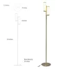 Brightech 64-in Antique Brass Multi-head Floor Lamp