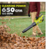 RYOBI RY404014BTLVNM 40V HP Brushless Whisper Series 160 MPH 650 CFM Cordless Battery Leaf Blower (Tool Only) RYOBI RY404014BTLVNM 40V HP Brushless Whisper Series 160 MPH 650 CFM Cordless Battery Leaf Blower (Tool Only)