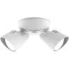 Lithonia Lighting 2750-Lumen White LED Outdoor Switch-Controlled Floodlight