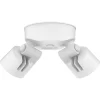 Lithonia Lighting 2750-Lumen White LED Outdoor Switch-Controlled Floodlight