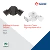 Lithonia Lighting 2750-Lumen White LED Outdoor Switch-Controlled Floodlight