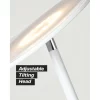 Brightech 63-in White Torchiere Floor Lamp