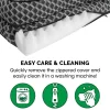 FurHaven Comfy Couch Orthopedic Bolster Dog Bed w/Removable Cover - Diamond Gray, Jumbo