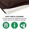FurHaven Two-Tone Deluxe Chaise Memory Top Cat & Dog Bed w/Removable Cover - Espresso, Jumbo