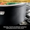 Ninja C56000 Foodi Neverstick 3-Quart Aluminum Stock Pot, 6-Piece Saucepan Set