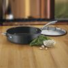 Cuisinart 2-Piece GreenGourmet 12.75-in Aluminum Cooking Pan with Lid(s) Included