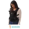 Contours Love 3-Position Baby Carrier, Black Contours Love 3-Position Baby Carrier, Black