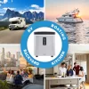 NewAir AI-100SS Portable Ice Maker 28 lb. Daily - Countertop Compact Design, 3 Size Bullet Shaped Ice, Stainless with Black Lid