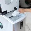 NewAir AI-100SS Portable Ice Maker 28 lb. Daily - Countertop Compact Design, 3 Size Bullet Shaped Ice, Stainless with Black Lid