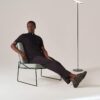 Brightech 63-in Brushed Nickel Torchiere Floor Lamp