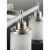 Progress Lighting Alexa 22-in 3-Light Brushed Nickel Modern/Contemporary Vanity Light