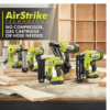 RYOBI P326KN ONE+ 18V 16-Gauge Cordless AirStrike Finish Nailer with 1.5 Ah Battery and Charger