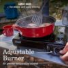 Coleman Portable Butane Stove with Carrying Case | Classic 1 Burner Butane Camping Stove, Black