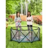 Regalo My Play Deluxe Extra Large Portable Play Yard Indoor and Outdoor, Bonus Kit, Washable, Teal, 8-Panel