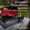 Coleman Portable Butane Stove with Carrying Case | Classic 1 Burner Butane Camping Stove, Black