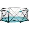 Regalo My Play Deluxe Extra Large Portable Play Yard Indoor and Outdoor, Bonus Kit, Washable, Teal, 8-Panel