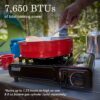 Coleman Portable Butane Stove with Carrying Case | Classic 1 Burner Butane Camping Stove, Black
