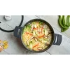 ZAVOR 2-Piece Noir 9.87-in Ceramic Cooking Pan with Lid