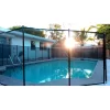 WaterWarden WWF200 4-ft Pool Safety Fence, Easy DIY Installation with Hardware 4 Foot Pool Fence WaterWarden WWF200 4-ft Pool Safety Fence, Easy DIY Installation with Hardware 4 Foot Pool Fence