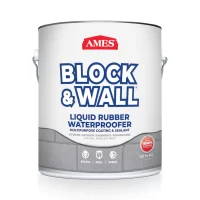 AMES  Block and Wall White Semi-gloss Solid Acrylic Waterproofer (1-Gallon)