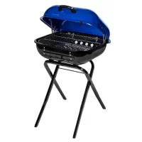 Americana  21.25-in W Ocean Blue Kettle Charcoal Grill