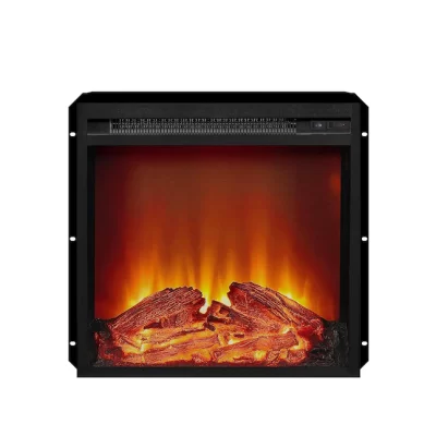 Ameriwood Home 19.21-in W Black Fan-forced Electric Fireplace