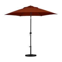 Astella  9-ft Solid Push-Button Tilt Market Patio Umbrella, Brick