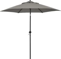 Astella  9-ft Solid Push-Button Tilt Market Patio Umbrella, Taupe